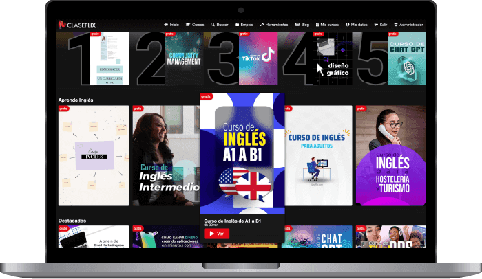 Cursos de Inglés Gratuitos con Certificado - Claseflix