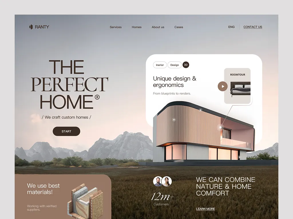Web inmobiliaria y de arquitectura